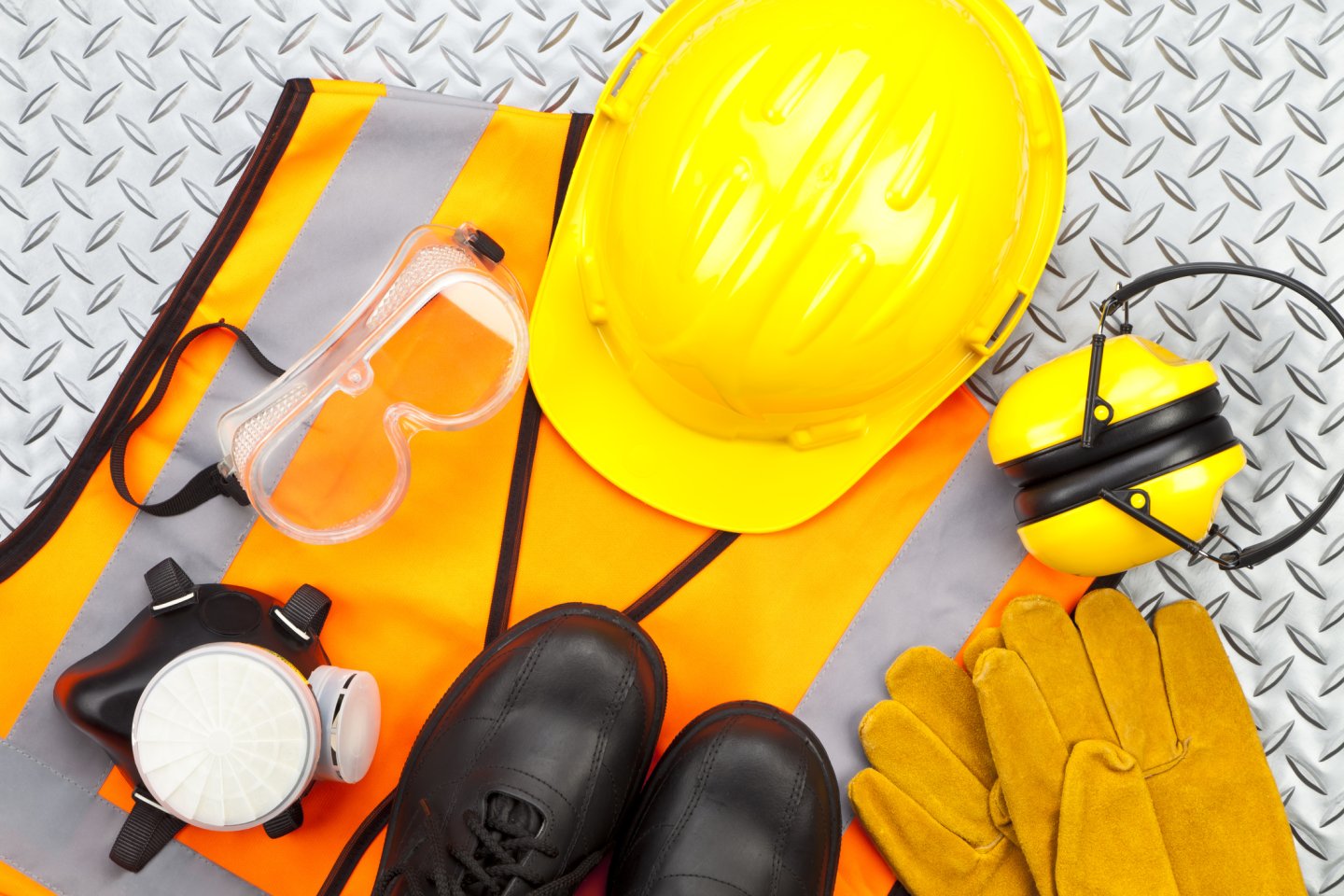 Professional safety boots and PPE workwear